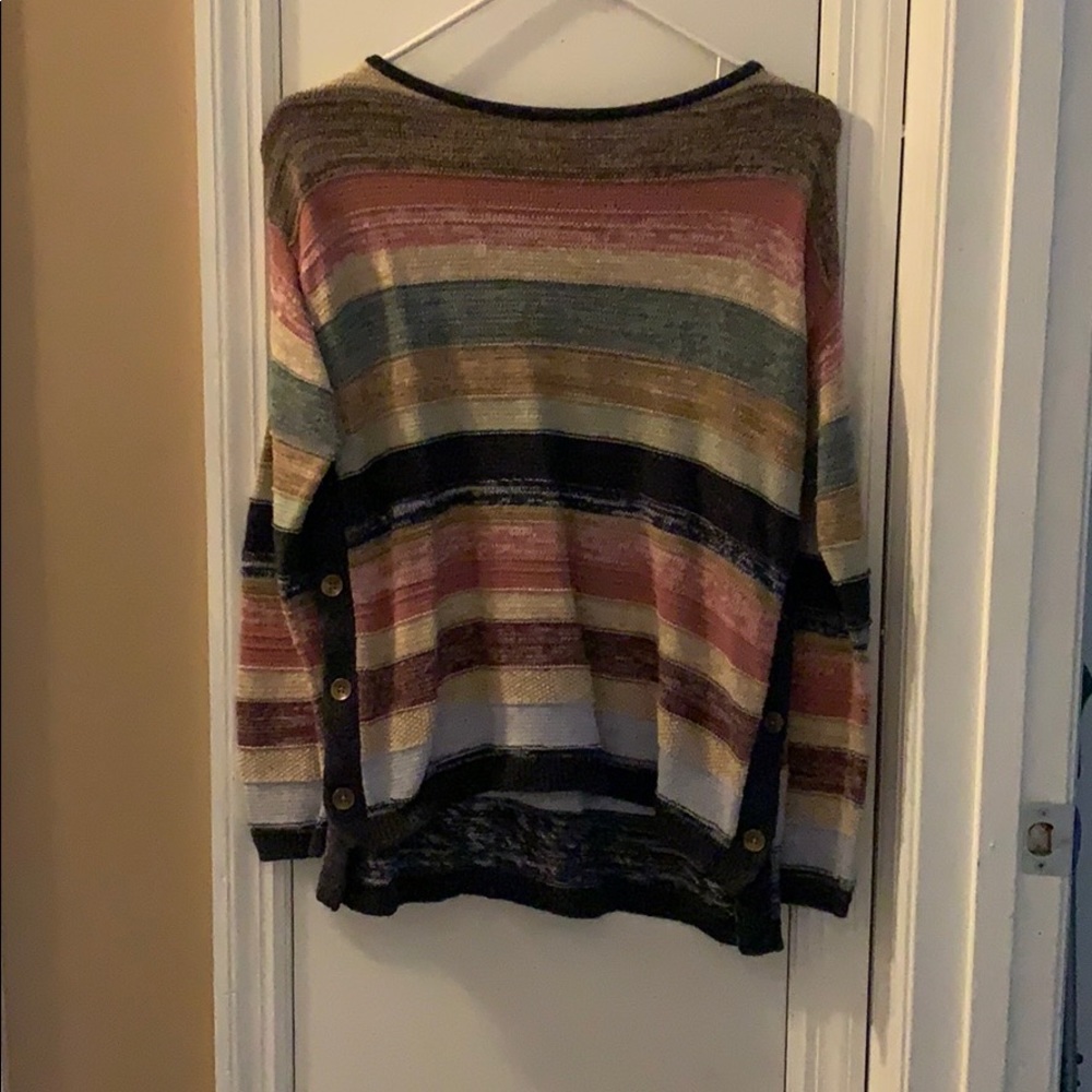 Chaps sweatshirt. It is a petite medium